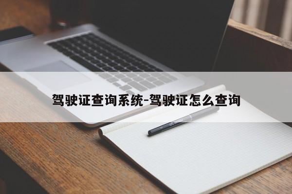 驾驶证查询系统-驾驶证怎么查询